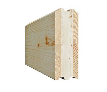 Клеєний брус CLT 100×280 мм, переріз